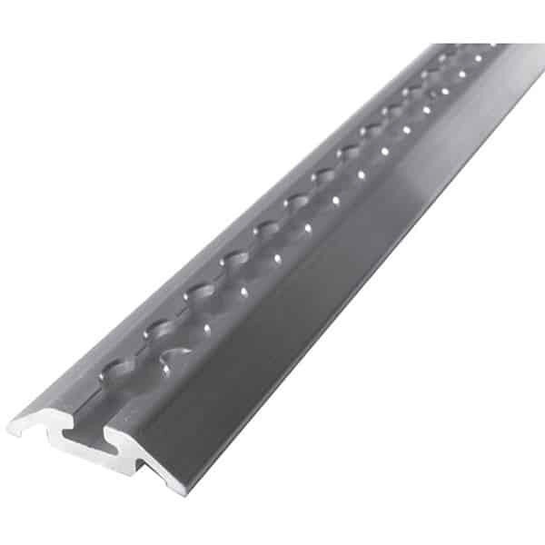 TRACK, LOGISTICS O SLOTTED, 12" CUT LENGTH - BEVELED, ALUMINUM, LOGISTICS