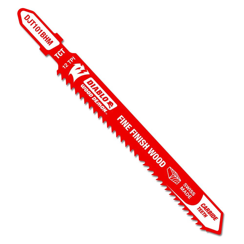 4" 12TPI WOOD DEMON JIG SAW BLADE FINE - DIABLO
