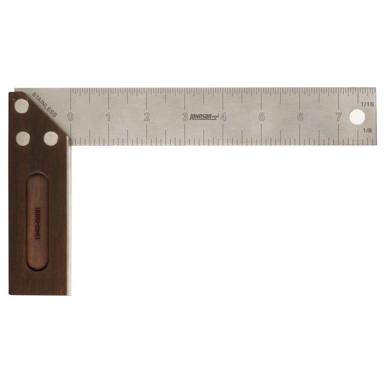 8" CARBONIZED BAMBOO TRY SQUARE