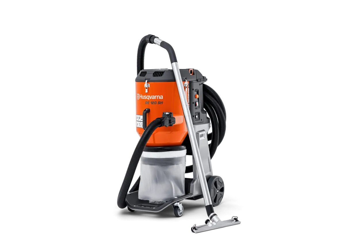 H‑CLASS DUST EXTRACTOR DE 120 SH – 120 V – 1 PH – 212 CFM – HEAVY‑DUTY VACUUM - HUSQVARNA