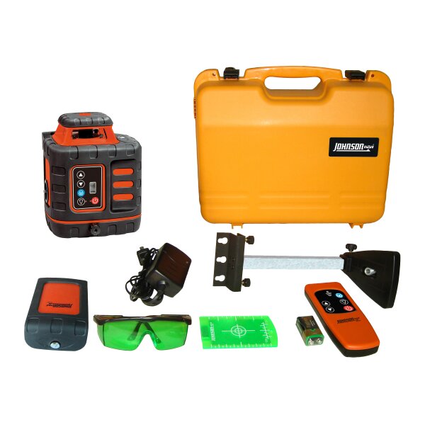 SELF­LEVELING ROTARY LASER KIT WITH GREENBRITE® TECHNOLOGY