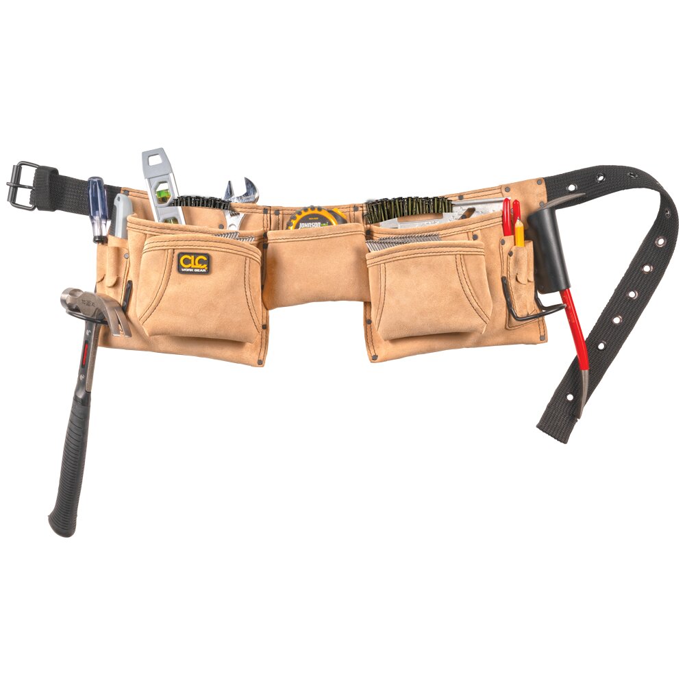 12 POCKET HEAVY-DUTY SUEDE CONSTRUCTION WORK APRON
