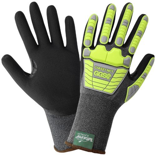 VISE GRIPSTER NITRILE COATED TUFFALENE PLATINUM TOUCH SCREEN GLOVE- LARGE