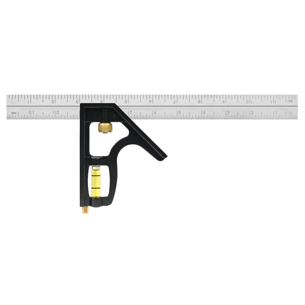 12" PROFESSIONAL METAL COMBINATION SQUARE