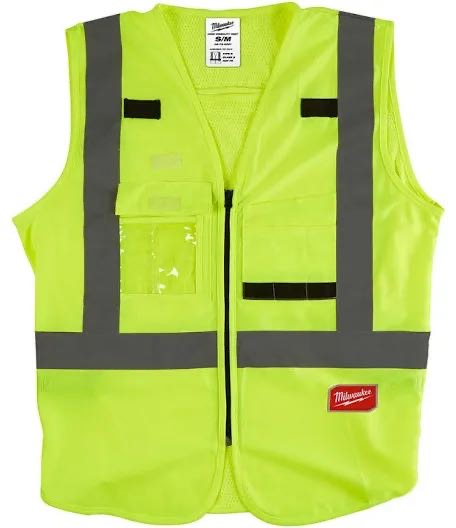 CLASS 2 SAFETY VEST W/ 10 POCKETS - MILWAUKEE 

S/M