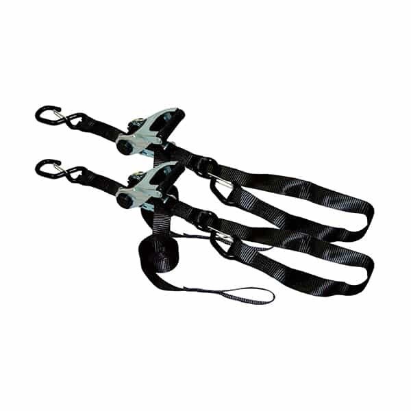 TIE-DOWN, RATCHET, 1.25" X 8' MOTORSPORTS W/GRR, WEB KEEPER, SOFT-TIE & COATED HKS