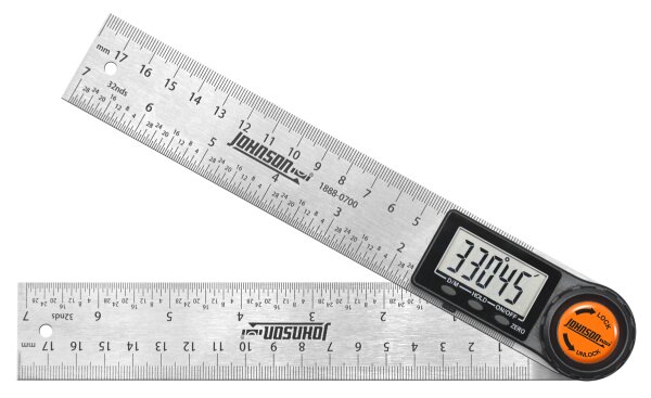 7" DIGITAL ANGLE LOCATOR AND RULER