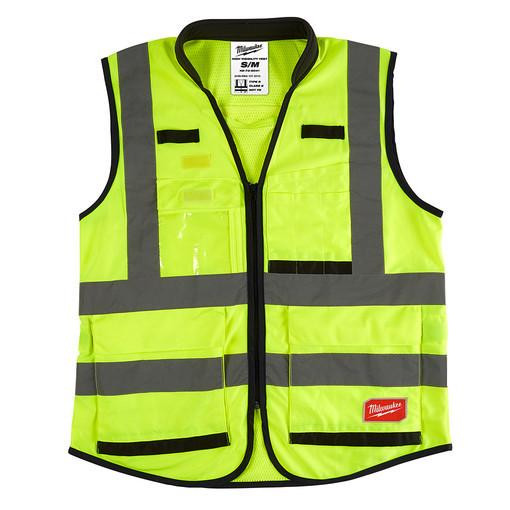 CARRY MORE REINFORCED POCKETS CLASS 2 PERFORMACE SAFTEY VEST W/ 15 POCKETS - MILWAUKEE  

 S/M