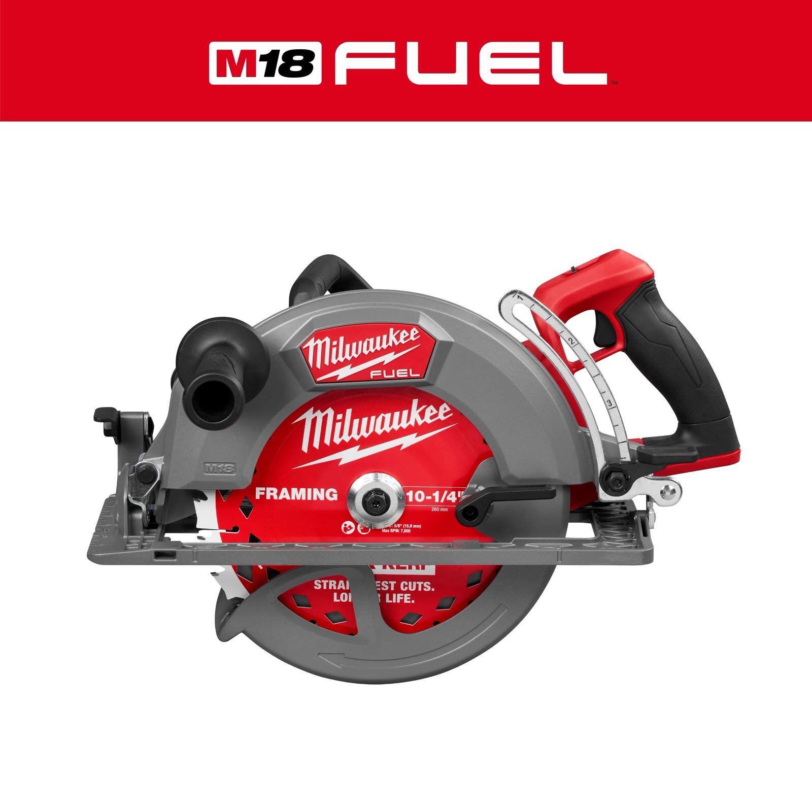 10-1/4" 18V FUEL REAR HANDLE CIRCULAR SAW - MILWAUKEE