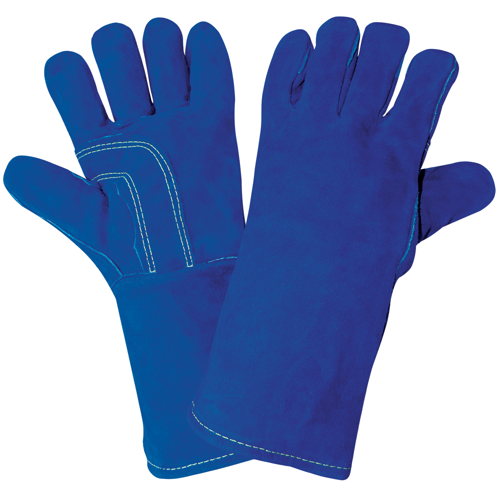 BLUE KEVLAR WELDING GLOVES- XL