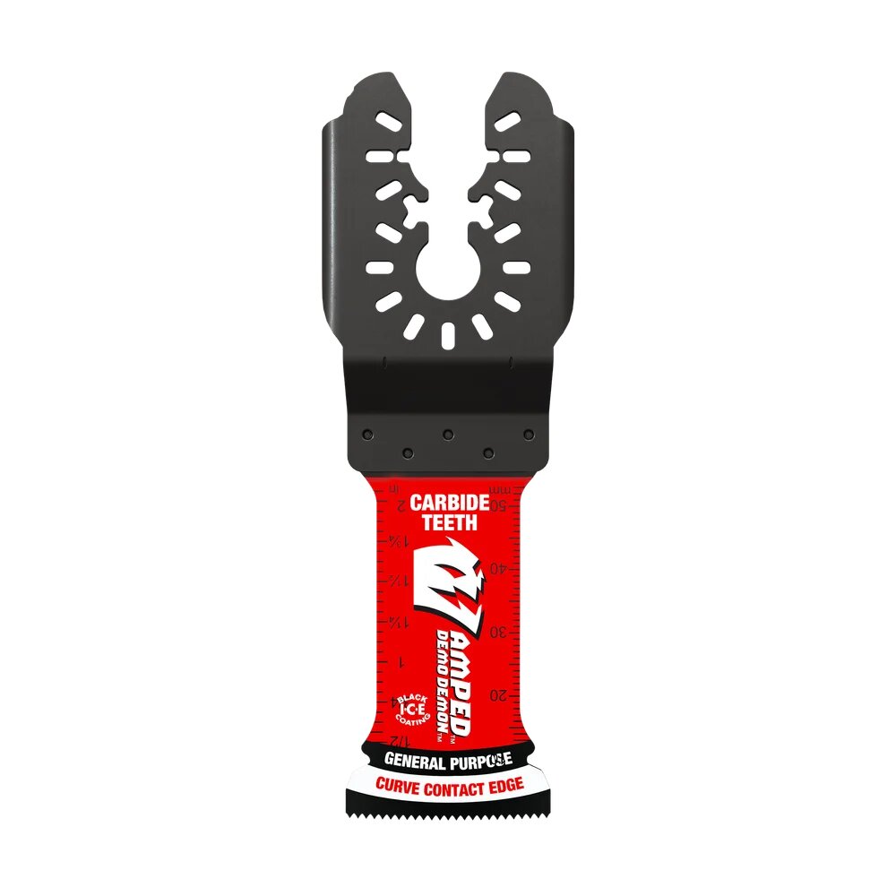 1-1/4"(W) X 2-1/8" (L) AMPED DEMO DEMON CARBIDE MULTI-TOOL BLADES - 10 PACK