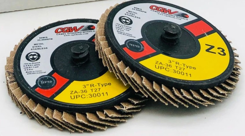 3" MINI FLAP DISC ROLL LOCK - CGW