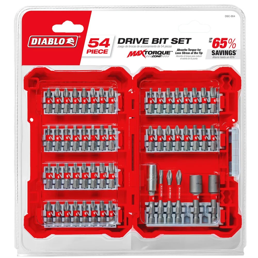 54PC DIABLO DRIVE BIT SET